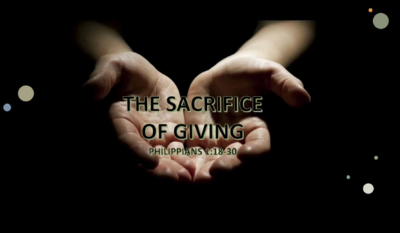 The Sacrifice of Giving